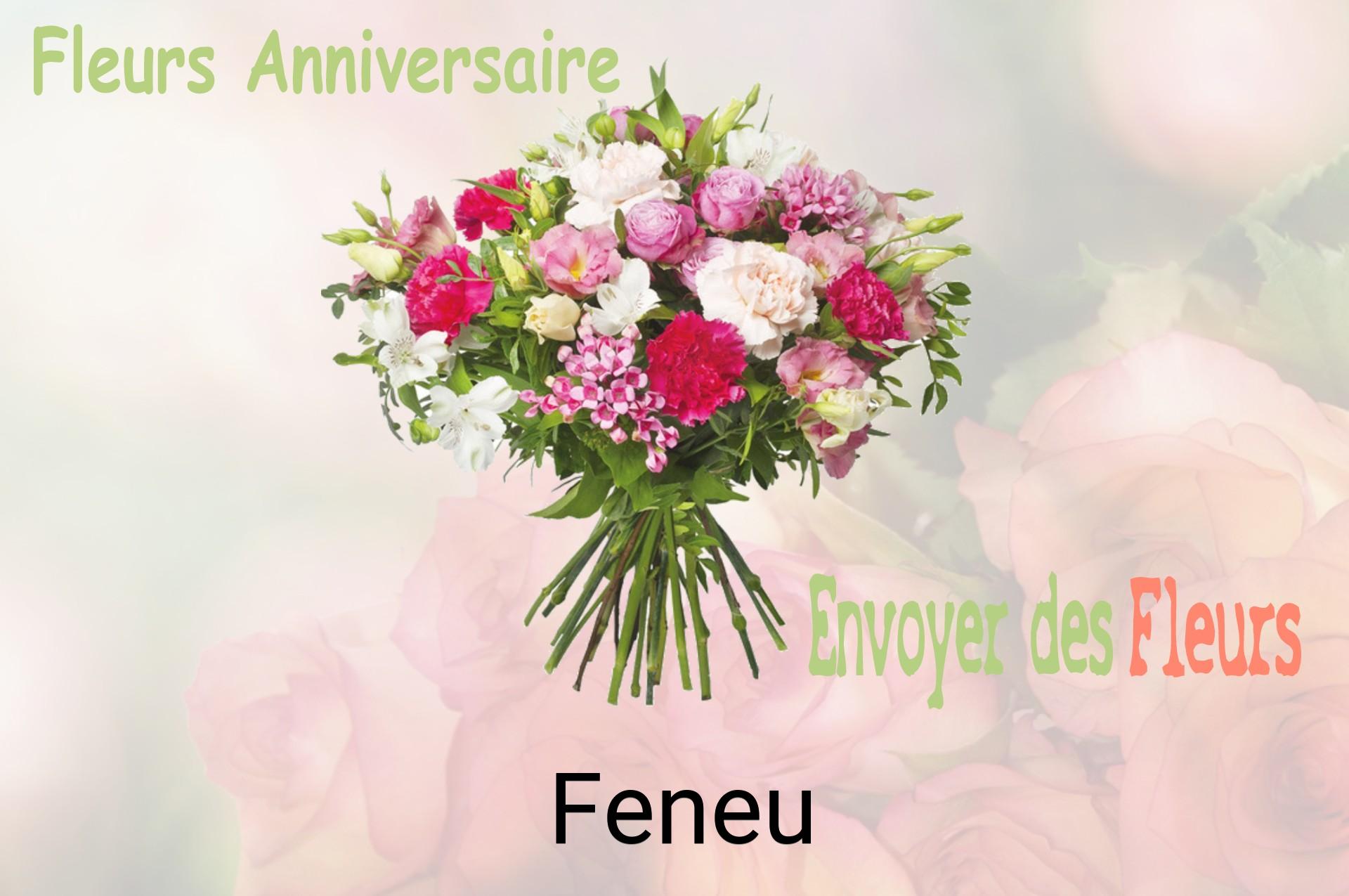 Bouquet de fleurs d’anniversaire livré à Feneu
